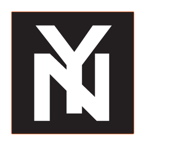 New York Black Yankee Logo Sticker