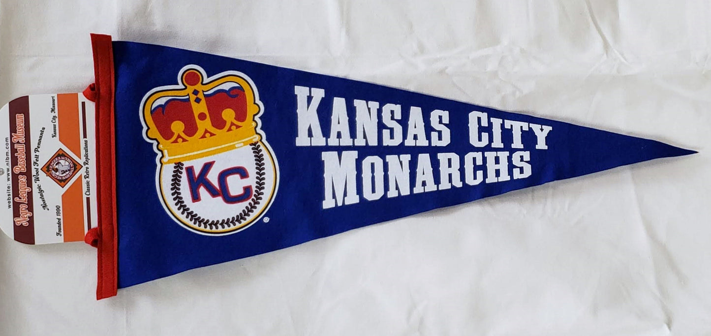 Kansas City Monarchs Retro Logo Pennant